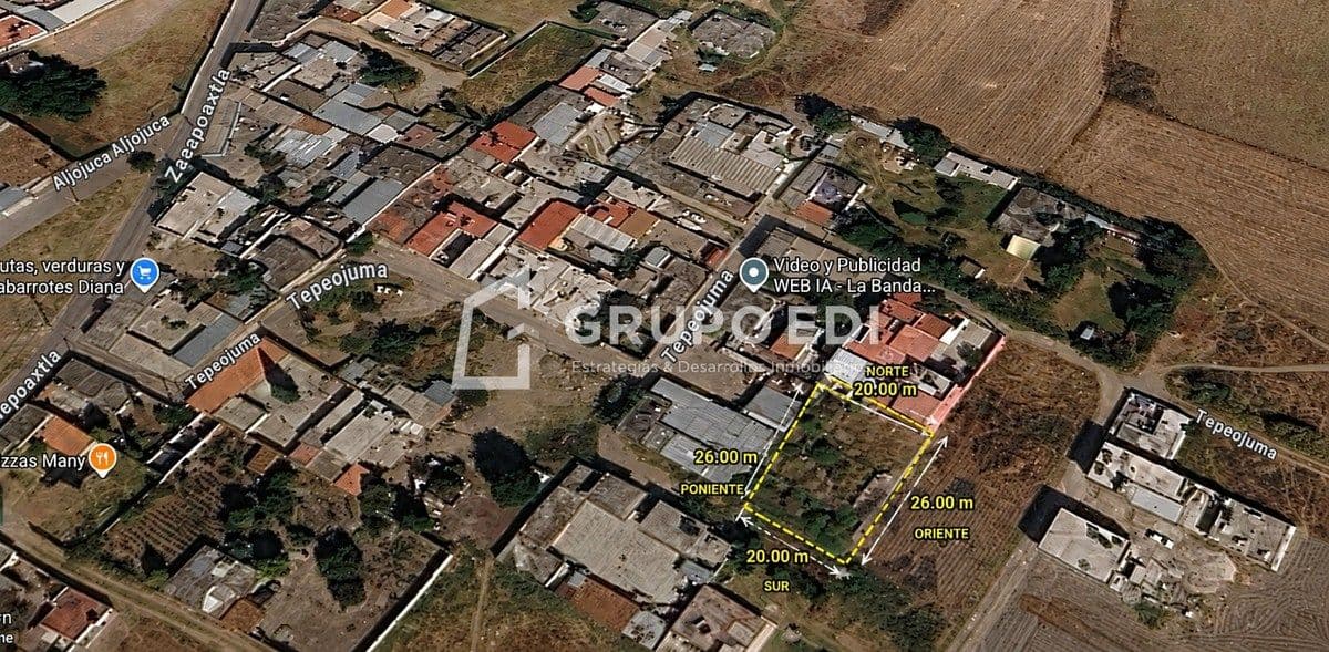 Terreno en San Francisco Acatepec